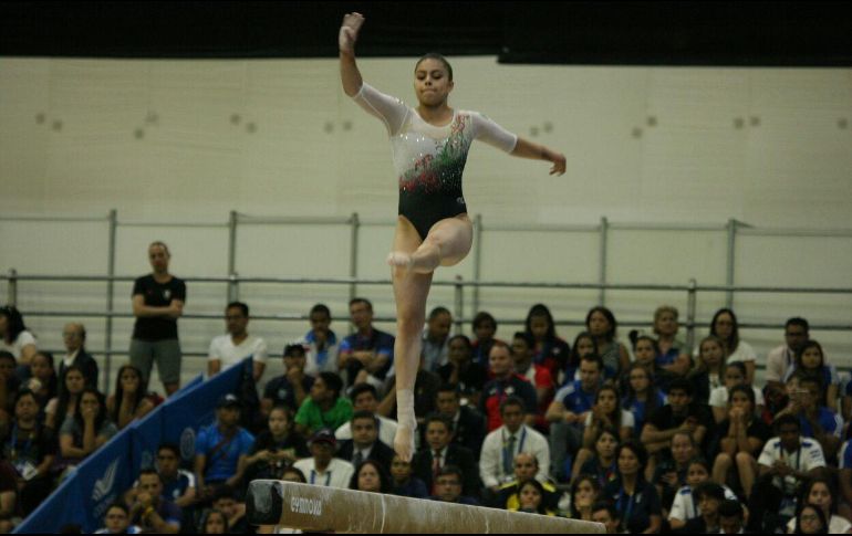 Moreno dio la sorpresa pues otras gimnastas estaban entre las favoritas. TWITTER / @COM_Mexico