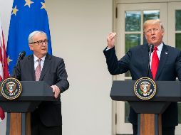 Trump estimó tras la reunión con Juncker en la Casa Blanca que las relaciones con la UE entraron en 