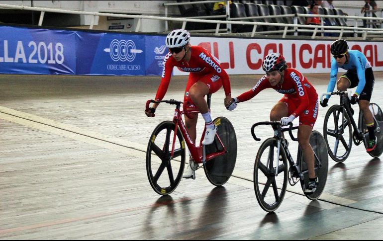 Las ciclistas aztecas estuvieron a pie de rueda en una competencia inteligente. TWITTER/@CONADE