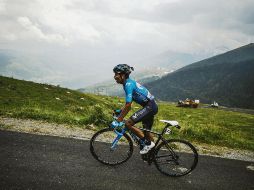 Ascenso. Con su victoria de ayer, el colombiano Nairo Quintana es quinto en la clasificación general. AFP