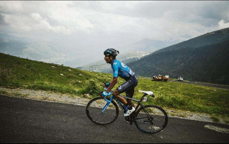 Ascenso. Con su victoria de ayer, el colombiano Nairo Quintana es quinto en la clasificación general. AFP