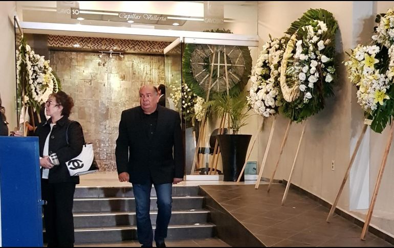 Antonio Pérez, empresario y padre del piloto Checo Pérez, asistió al funeral, donde recordó la entrañable amistad que tuvo con don Federico. EL INFORMADOR/N. Gutiérrez