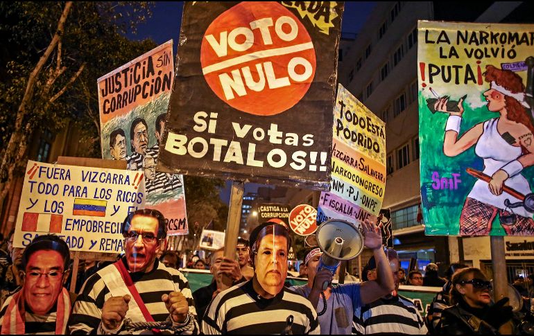 Perú está pasando por una crisis en su sistema judicial. EFE / E. Arias