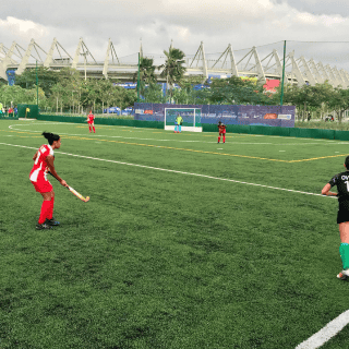 México se queda con plata en hockey sobre pasto femenil en Barranquilla
