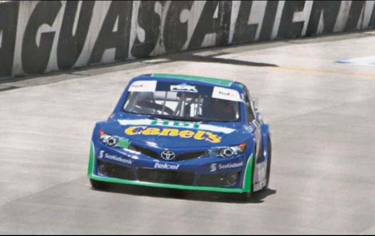 Rubén García partirá desde el primer sitio en tierras hidrocálidas. TWITTER/@nascarpeakmx