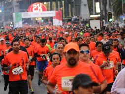 En el evento deportivo participaron 25 mil corredores. NTX / G. Granados