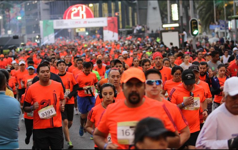 En el evento deportivo participaron 25 mil corredores. NTX / G. Granados