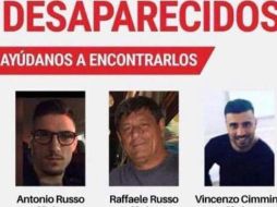 Los tres napolitanos desaparecieron el pasado 31 de enero, cuando presuntamente policías los entregaron a integrantes del crimen organizado. EFE / ARCHIVO