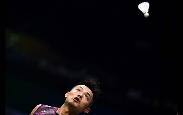 El chino Lin Dan compite en el campeonato mundial de bádminton en Nanjing, China. AFP/J. Eisele