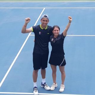 Tenistas mexicanos ganan bronce en dobles mixtos en Centroamericanos