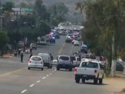 Los hechos ocurrieron en una zona habitacional de Playas de Tijuana . TWITTER / @ALERTACODROJOMX