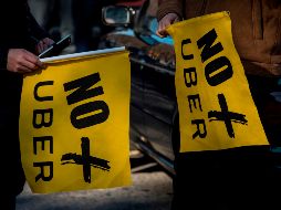 En los últimos días una huelga masiva de taxis en diferentes ciudades protestan por la presencia y uso de Uber por parte de los usuarios. AFP / M. Bernetti