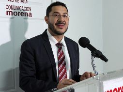 El senador electo Martí Batres ofreció una conferencia de prensa este lunes para hablar sobre la austeridad en la Cámara Alta. NOTIMEX/F. García