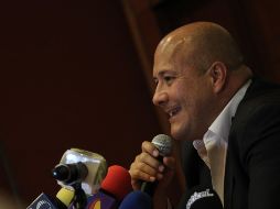 Alfaro Ramírez informa en conferencia de prensa que sostendrá una reunión con Aristóteles Sandoval, para afinar los detalles del proceso de transición. EL INFORMADOR / E. Barrera