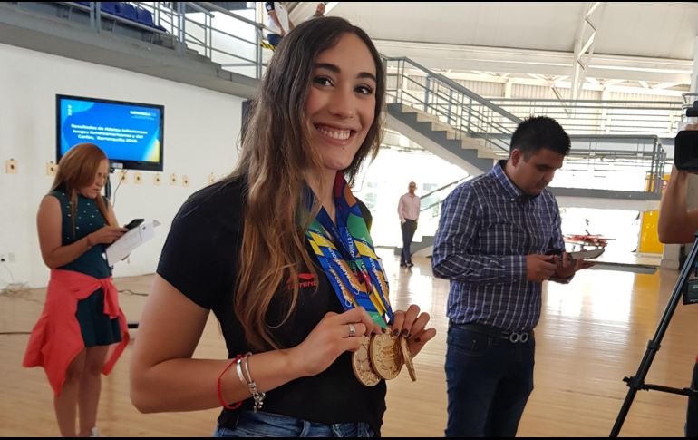 Rodríguez fue la encargada de inaugurar las medallas de oro para la delegación mexicana en los Centroamericanos. EL INFORMADOR / D. Reos
