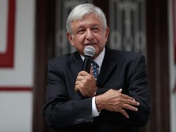  López Obrador no descartó lograr un acuerdo adicional a la renegociación del tratado comercial y dijo que buscarán una relación de amistad y del convencimiento. SUN/ I. Stephens