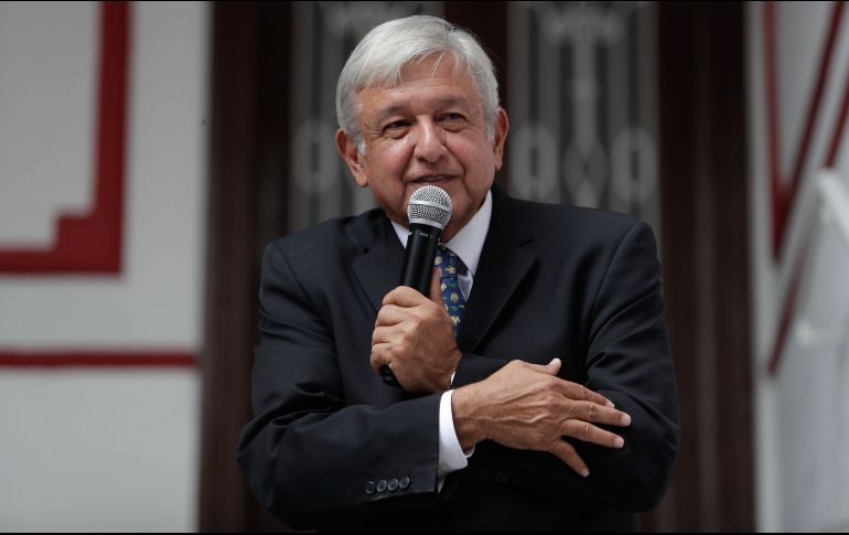  López Obrador no descartó lograr un acuerdo adicional a la renegociación del tratado comercial y dijo que buscarán una relación de amistad y del convencimiento. SUN/ I. Stephens
