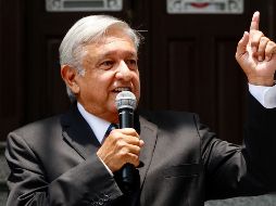 López Obrador recibió el planteamiento de Carlos Slim de que la obra del NAICM podría ahorrarse millones de usarse materiales nacionales. NTX / J. Lira