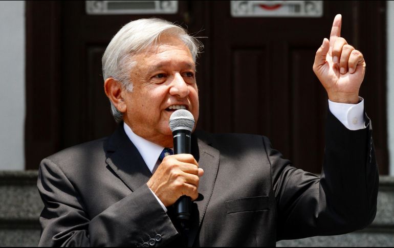 López Obrador recibió el planteamiento de Carlos Slim de que la obra del NAICM podría ahorrarse millones de usarse materiales nacionales. NTX / J. Lira