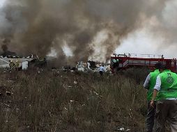 En el vuelo AM 2431 de Aeroméxico viajaban 97 pasajeros y cuatro tripulantes. EFE / CPCE DURANGO