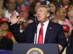 Las declaraciones de Trump se dieron durante un mitin en Florida. AFP / J. Raedle