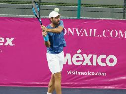 Esperanzado. El veracruzano desea que nuevas generaciones de tenistas mexicanos trasciendan. NTX
