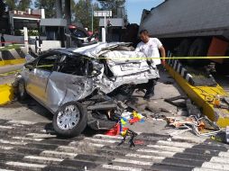 El incidente ocurrió alrededor de las ocho de la mañana en la autopista Tepic-Guadalajara, a la altura de la caseta de cobro de Santa María del Oro. ESPECIAL
