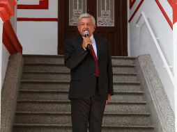 López Obrador reiteró la necesidad de comenzar a trabajar en las acciones de seguridad para mejorar la situación del país. NTX / F. Estrada