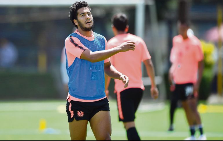 Cecilio Domínguez. El paraguayo entrenó otra vez con los de Coapa tras casi un mes fuera. MEXSPORT