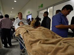 Entre los viajeros lesionados hay nueve con quemaduras. EFE/F. Soto