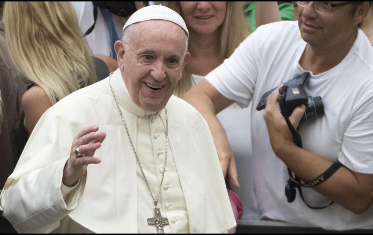 El Papa Francisco preside la audiencia general semanal en la Ciudad del Vaticano. EFE/M. Brambatti