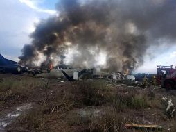 Agregan que se recuperaron las cajas negras de la nave Embraer 190 de Aeroméxico, que se accidentó el martes pasado.