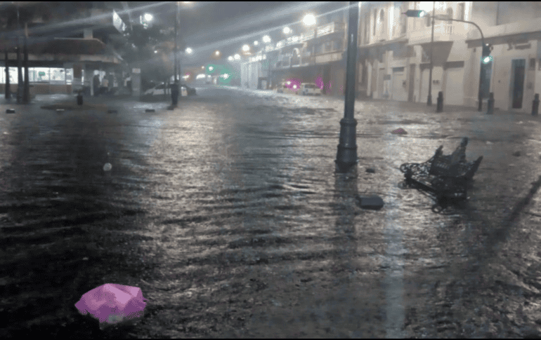 La tormenta sobrepasó las alturas 