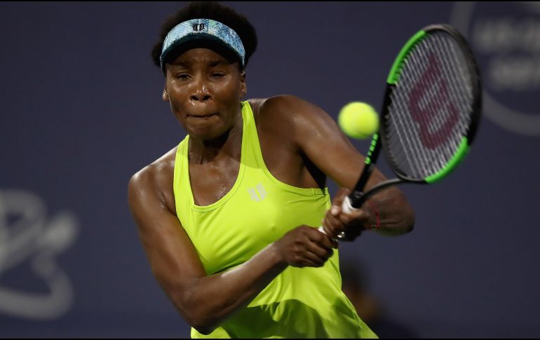 Venus Williams sigue sin pisar una final desde 2017 y sin ganar un torneo desde 2016. AFP/E. Shaw