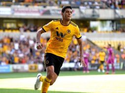 Jiménez jugó como titular y salió del campo de juego al 72'. TWITTER/@WolvesEspanol