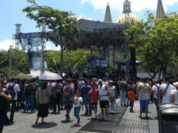 Hasta el momento se reporta la presencia de unas 300 personas en el festival. ESPECIAL / Bomberos de Guadalajara