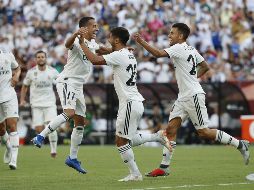 Los blancos disputarán su último partido de la gira estadounidense el próximo martes contra la Roma en el estadio MetLife Stadium. AFP / P. McDemott