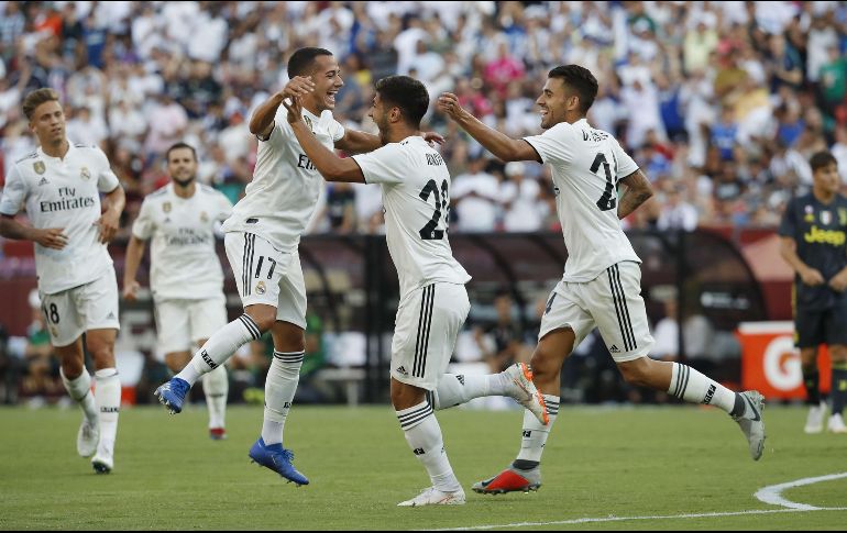 Los blancos disputarán su último partido de la gira estadounidense el próximo martes contra la Roma en el estadio MetLife Stadium. AFP / P. McDemott