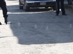 En el lugar hallaron más de 20 casquillos. EL INFORMADOR / ARCHIVO