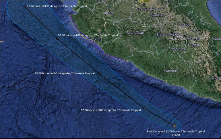 Se esperan tormentes puntuales torrenciales al sur del país por 