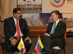 Maduro acusó a Santos de ser el autor del presunto atentado contra su vida que se registró el sábado pasado. EFE / ARCHIVO