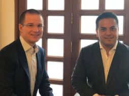 Anaya comparte en sus redes sociales una imagen del encuentro con Zepeda. FACEBOOK / Ricardo Anaya Cortés