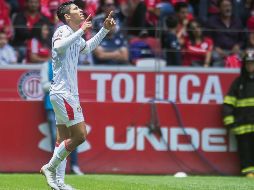 Después de casi un año sin perforar las redes, Ángel Zaldívar se desquitó el domingo pasado al marcar en dos ocasiones en el empate del Rebaño frente a los Diablos Rojos del Toluca. MEXSPORT