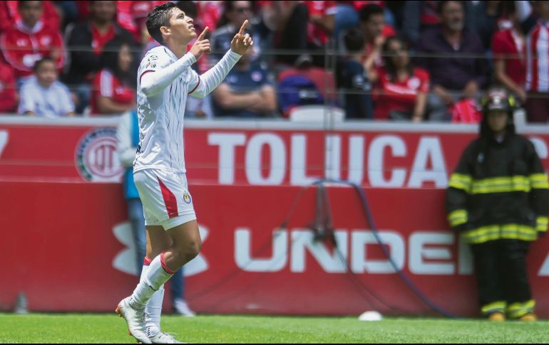Después de casi un año sin perforar las redes, Ángel Zaldívar se desquitó el domingo pasado al marcar en dos ocasiones en el empate del Rebaño frente a los Diablos Rojos del Toluca. MEXSPORT