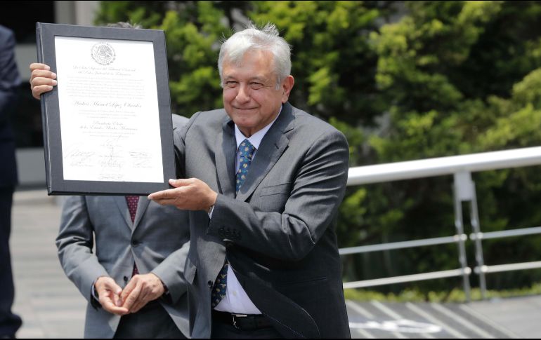 Este miércoles, López Obrador recibió su constancia como presidente electo por parte del Tribunal Electoral del Poder Judicial de la Federación (TEPJF). SUN / L. Cortés