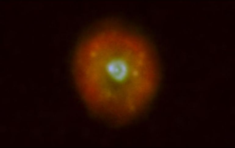 HuBi1 aparenta ser una nebulosa planetaria típica, con una envoltura de gas difusa exterior y un cascarón central brillante, pero esta investigación ha revelado sus peculiaridades. ESPECIAL / csic.es
