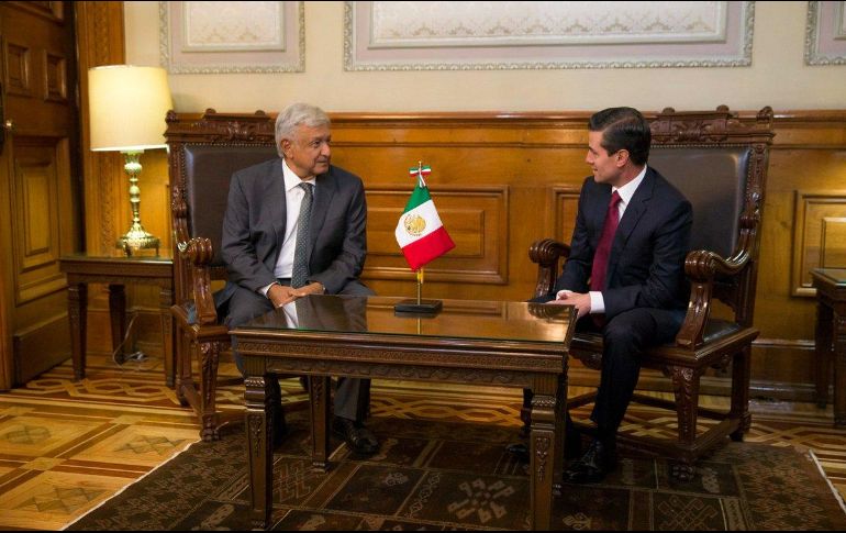 Por la tarde, López Obrador se reunirá con el Presidente Enrique Peña Nieto para tratar el tema de la transición de gobiernos. TWITTER / @PresidenciaMX