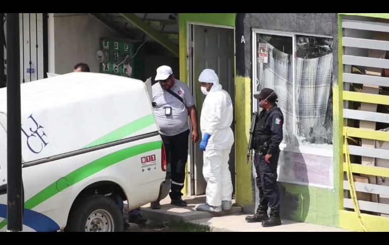 Desde el martes pasado, tras recibir un reporte anónimo, policías municipales de Tlajomulco encontraron tres cuerpos la finca de la calle Villa las Palmas. EFE /ARCHIVO