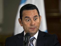 Jafeth Cabrera recordó que desde que el presidente de Guatemala, Jimmy Morales (foto), asumió el cargo hace casi 31 meses, se cuestionó al gobierno por carecer de una hoja de ruta. AP / ARCHIVO