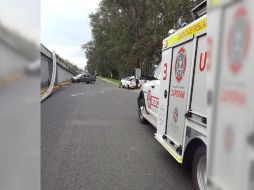 El lesionado fue trasladado a una clínica del seguro social para su revisión. ESPECIAL / A. Villarreal